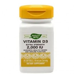 Supliment alimentar VITAMIN D3 2.000IU (pentru adulti) - 30 Capsule, Secom Proprietati Vitamina D3:
Formula ce contine Vitamina 