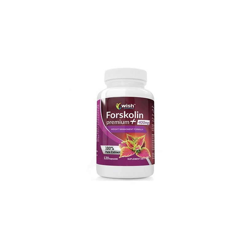 Wish Forskolin Premium Plus 400mg - 120 Capsule Beneficii Forskolin: ajuta la inhibarea productiei de grasime in celule; este un