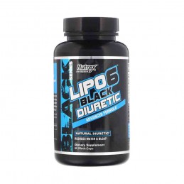 Supliment alimentar Lipo-6 Black Diuretic - 80 Capsule, Nutrex Beneficii Lipo-6 Black Diuretic- diuretic complet natural, ajuta 