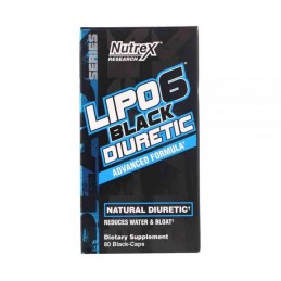 Nutrex Lipo-6 Black Diuretic - 80 Capsule Beneficii Lipo-6 Black Diuretic- diuretic complet natural, ajuta la eliminarea excesul