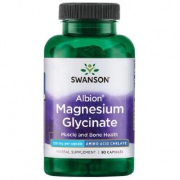 Swanson Albion Magnesium 133 mg 90 Capsule Beneficiile magneziului: ajuta la reudcerea stresului si anxietatii, ajuta la „recone
