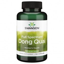 Supliment alimentar Dong Quai, 530mg - 100 Capsule, Swanson Beneficii Dong Quai- mentine echilibrul hormonal, actioneaza ca un a