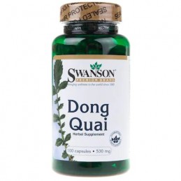 Swanson Dong Quai, 530mg - 100 Capsule Beneficii Dong Quai: mentine echilibrul hormonal, actioneaza ca un afrodiziac, reduce pro