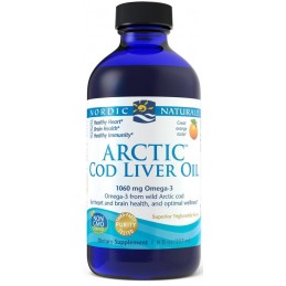 Supliment alimentar Arctic Cod Liver Oil - 1060mg Unflavored (Ulei de ficat de cod fara aroma) - 237 ml, Nordic Naturals Benefic