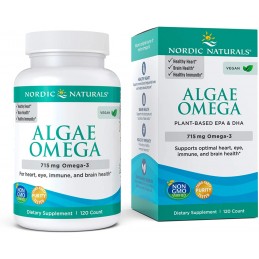 Supliment alimentar Algae Omega - 715mg Omega 3 - 60 Capsule, Nordic Naturals Beneficii Omega 3- risc redus de boli cardiovascul