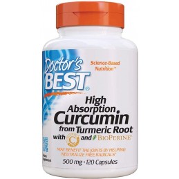High Absorption Curcumin From Turmeric Root with C3 Complex & BioPerine - 500mg - 120 Capsule Beneficii- ajuta la sustinerea fun