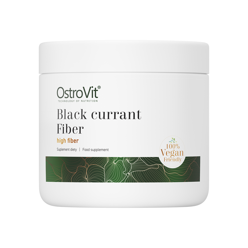 OstroVit Black Currant Fiber VEGE 150 g (Fibre de coacaze negre pentru digestie) Beneficii Black Currant Fiber (Fibre de coacaze
