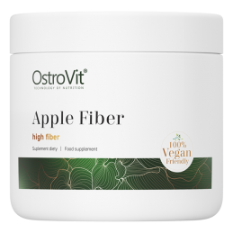 OstroVit Apple Fiber VEGE 200 g (Fibre de mere) Beneficii Apple Fibre (Fibra de mere): supliment alimentar pe baza de plante sub