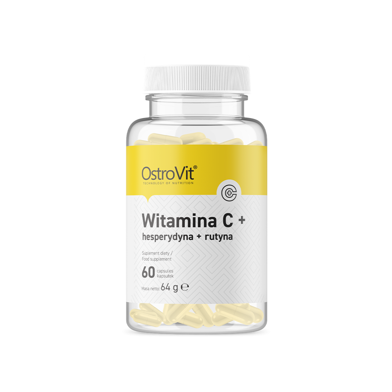 OstroVit Vitamin C + Hesperidin + Rutin - 60 Capsule Beneficii Vitamina C + Hesperidin + Rutin: garanteaza o absorbtie imbunatat