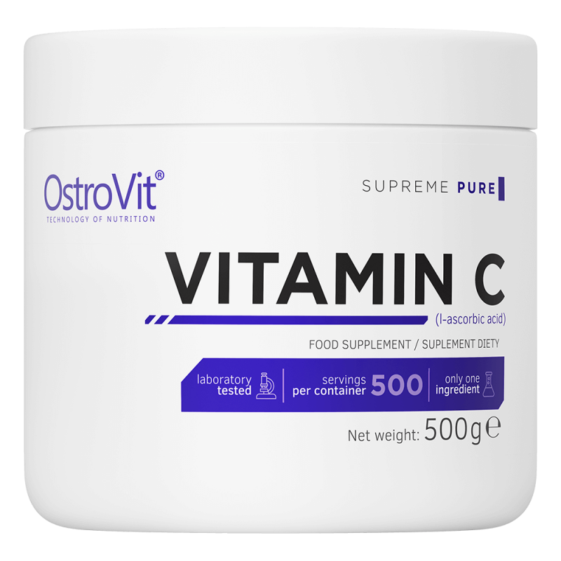 OstroVit Supreme Pure Vitamina C 500 grame pulbere Efecte si beneficii ale Vitaminei C: sustine functionarea normala a sistemulu