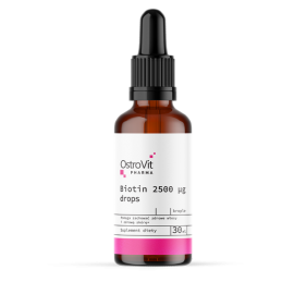 OstroVit Pharma Biotin 2500 µg drops 30 ml (Biotina picaturi) Beneficii Biotina: importanta pentru par, piele si sanatatea unghi