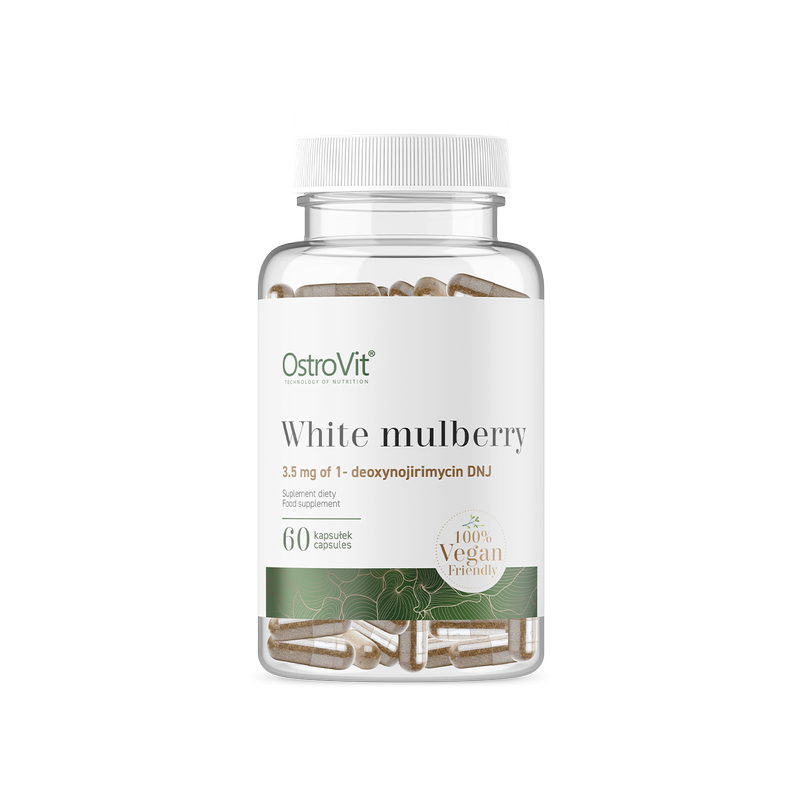 OstroVit White Mulberry VEGE 60 Capsule (Extract din frunze de dud alb) Beneficii White Mulberry VEGE - Extract din frunze de du