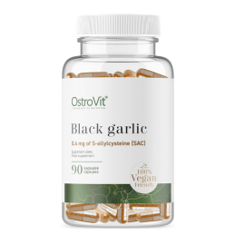 Black Garlic VEGE 90 Capsule (Usturoi negru)- nutrientii inclusi in usturoiul negru pot fi absorbiti mai usor de organism Benefi