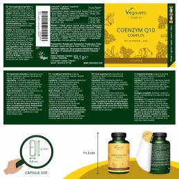 Vegavero Q10 Complex 120 Capsule Beneficii Coenzima Q10 - este un supliment alimentar usor de administrat, poate imbunatati sana