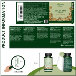 Vegavero Scortisoara Extract - Cinnamon 120 Capsule BENEFICIILE SCORTISOAREI: influenteaza pozitiv diversi parametri de sanatate
