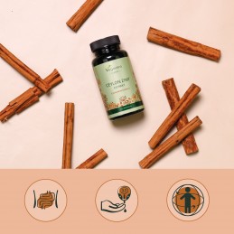 Vegavero Scortisoara Extract - Cinnamon 120 Capsule BENEFICIILE SCORTISOAREI: influenteaza pozitiv diversi parametri de sanatate