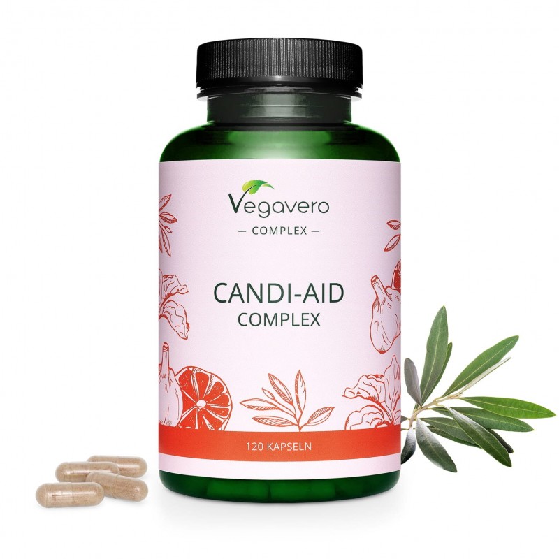 Vegavero Candi Aid Complex 120 Capsule BENEFICII CANDI-AID: lupta impotriva candidei, produs complet natural, bogat in ingredien