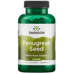 Supliment alimentar Fenugreek Seed, 610 mg - 90 Capsule, Swanson Beneficii Fenugreek (Schinduf) : sursa bogata de nutrienti, sus