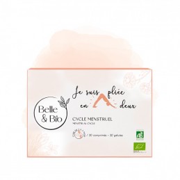 Belle&Bio Organic Menstruel Cycle - 30 Capsule (pentru sindromul premenstrual) BENEFICII MENSTRUEL BIO: amelioreaza perioadele d