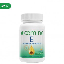 Vitamina E naturala, 60 capsule Beneficii Vitamina E: efect anti imbatranire, protectie impotriva bolilor de inima, benefica in 