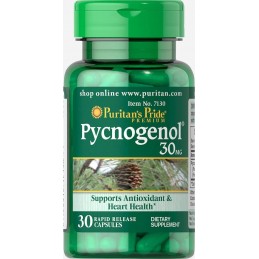 Pycnogenol 30 mg - 30 Capsule (puternic antioxidant, sprijina echilibrul colesterolului sanatos) BENEFICII PYCNOGENOL: un putern