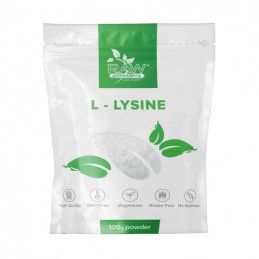 L-Lizina pulbere 100 grame (L-Lysine Pudra) L-Lizina pulbere beneficii: suport pentru pierderea greutatii, imbunatateste focaliz