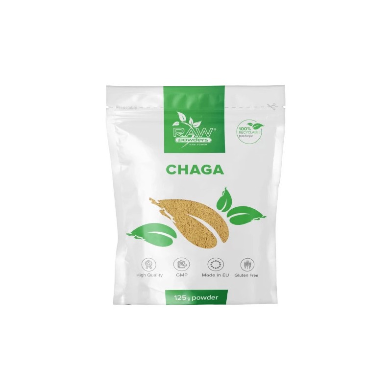 Chaga pulbere 125 grame (Chaga Pudra) Chaga pulbere beneficii ajuta la mentinerea functionarii normale a sistemului imunitar, co