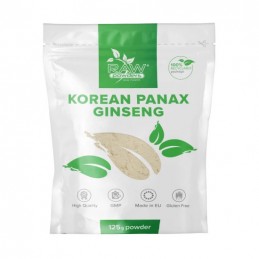 Raw Powders Korean Panax Ginseng Pulbere - 125 grame Beneficii Korean Panax Ginseng: tonic sexual, ajuta disfunctia erectila, cr