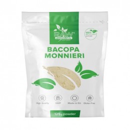 Raw Powders Bacopa Monnieri Pulbere - 125 grame Beneficii Bacopa Monnieri: contine antioxidanti puternici, poate reduce inflamat
