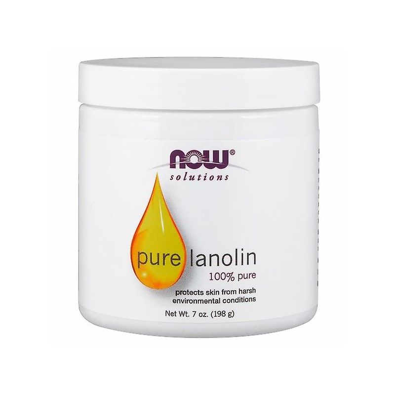 Now Solutions Lanolina 100% Pura - 198 grame (pentru aspectul pielii) BENEFICII LANOLINA- protejeaza pielea de conditiile dure d