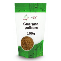 Supliment alimentar Guarana Mielona pulbere 100g, ViVio BENEFICII GUARANA- energizeaza organismul; sustine buna functionare a si