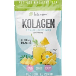 Supliment alimentar Colagen hidrolizat 1 pliculet 10.000 mg aroma Ananas, Intenson Beneficii Colagen Hidrolizat: reduce liniile 