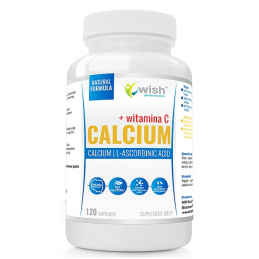 Calcium + Vitamin C - 120 Capsule, mentine oasele sanatoase, mentine dintii sanatosi, ajuta la buna functionare a muschilor BENE