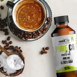 MCT Oil C8 - MCT ulei 400ml, Hiro.Lab BENEFICII MCT OIL: sustine controlul greutatii, va mentine senzatia de satietate, C8 susti