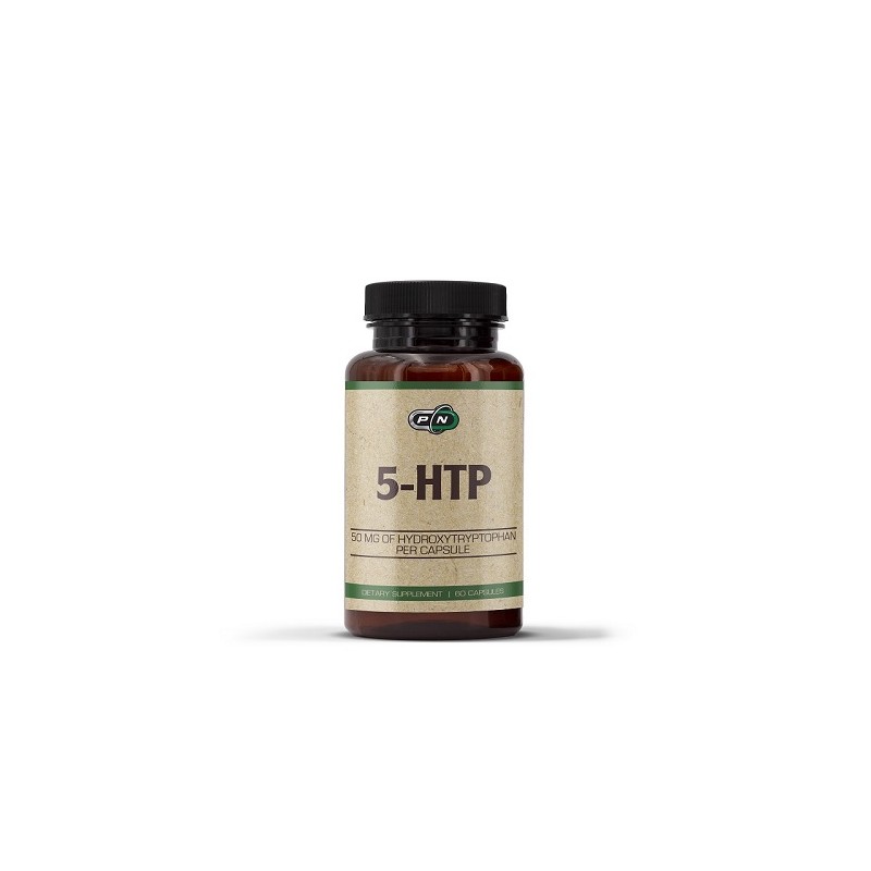 Pure Nutrition USA 5-HTP, 50mg - 60 capsule Beneficii 5-HTP din Griffonia: ajuta in dieta impotriva obezitatii, sindrom premenst