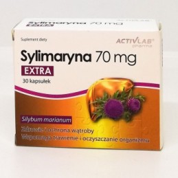 Activlab Sylimaryna 70mg, 30 Capsule Beneficii Sylimaryna: sustine functia hepatica, protejeaza si reface celulele hepatice, con