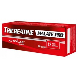 Activlab Tri Creatine Malate Pro 970 mg, 60 Capsule Beneficii Creatina: creste semnificativ forta si puterea, refacere rapida du
