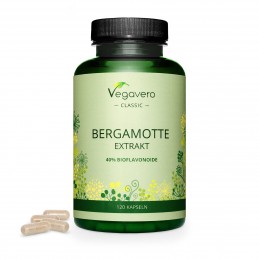 Bergamot Extract 625 mg, 120 Capsule, poate reduce nivelul de cortizol (hormonul stresului), favorizeaza veselia BENEFICII BERGA
