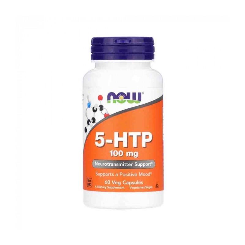 Now Foods 5 HTP 100mg - 60 capsule BENEFICII 5 HTP: Functionarea normala si mentinerea sanatatii sistemului nervos prin:» sustin