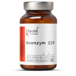 OstroVit Pharma Coenzyme Q10, 100 mg, 30 capsule BENEFICII CoQ10: reduce nivelul de glucoza din sange; sustine metabolismul; fav