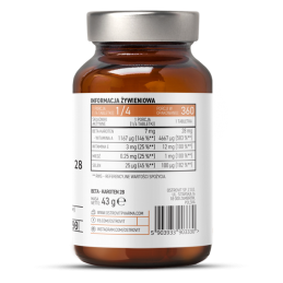 OstroVit Pharma Beta-carotene 28 mg, 90 tablete Daca intentionati sa reduceti riscul arsurilor solare si visati la un bronz de l