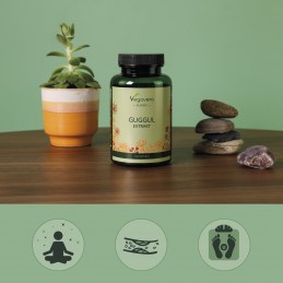 Vegavero Guggul Extract 520 mg, 120 Capsule BENEFICII GUGGUL: folosit de mii de ani in cultura ayurvedica pentru a ameliora prob