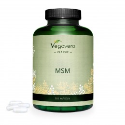 Vegavero MSM, 365 Capsule BENEFICII MSM: Reduce inflamatia articulara, Permite muschilor si articulatiilor sa se amelioreze mai 