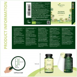 Vegavero Organic Valerian Root Extract, 90 Capsule (Extract din radacina de valeriana) Beneficii Valeriana: sustine sanatatea so