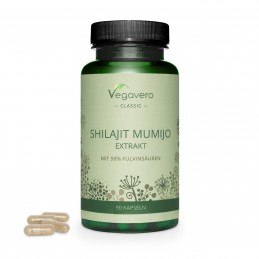 Shilajit Mumie Extract 500 mg, 90 Capsule, Vegavero BENEFICII MUMIO SHILAJIT: sustine sanatatea creierului, minimizeaza efectele